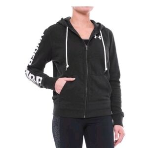 Under Armour Women's Full Zip Hoodie Black Size XL